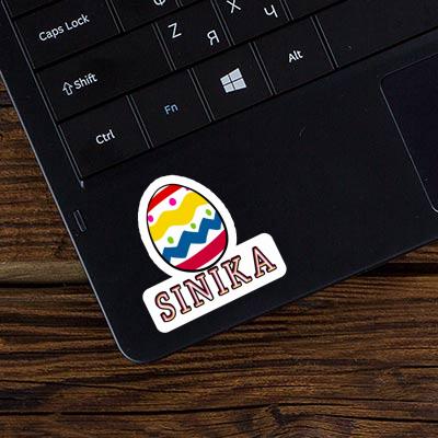 Sticker Egg Sinika Laptop Image