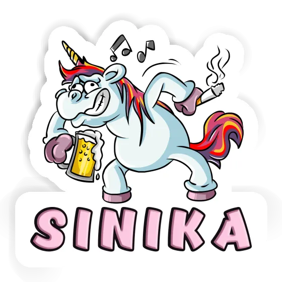 Sinika Sticker Party Unicorn Image