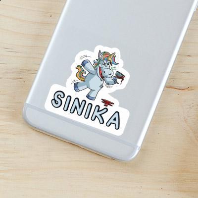 Sinika Autocollant Licorne Notebook Image