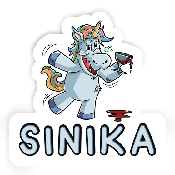 Sinika Autocollant Licorne Laptop Image