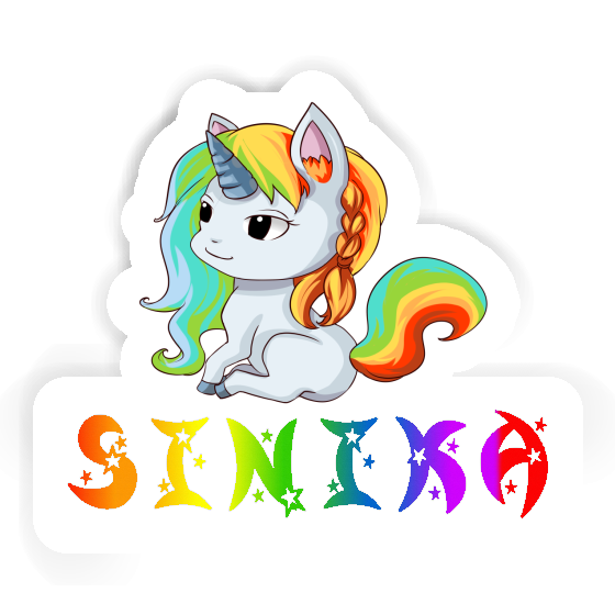 Unicorn Sticker Sinika Notebook Image