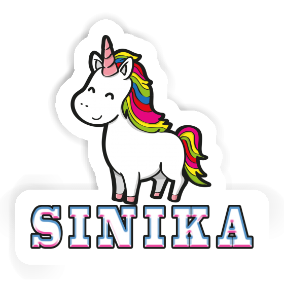 Unicorn Sticker Sinika Notebook Image