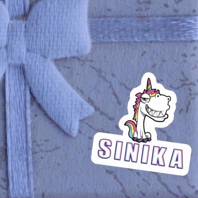 Sticker Grinning Unicorn Sinika Gift package Image