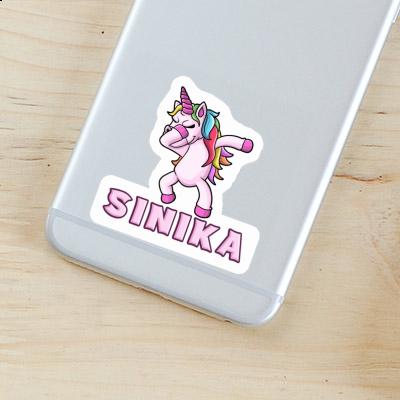 Dabbing Unicorn Sticker Sinika Notebook Image