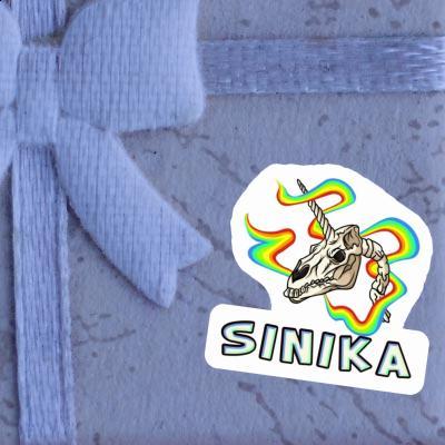 Sticker Unicorn Skull Sinika Image