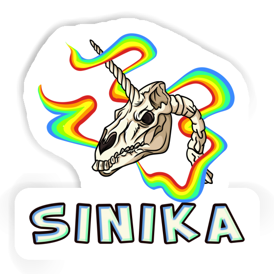 Sticker Unicorn Skull Sinika Gift package Image