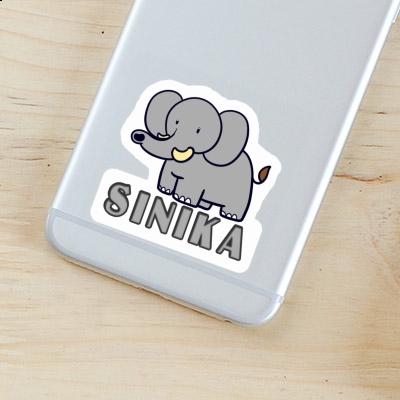 Elephant Sticker Sinika Notebook Image