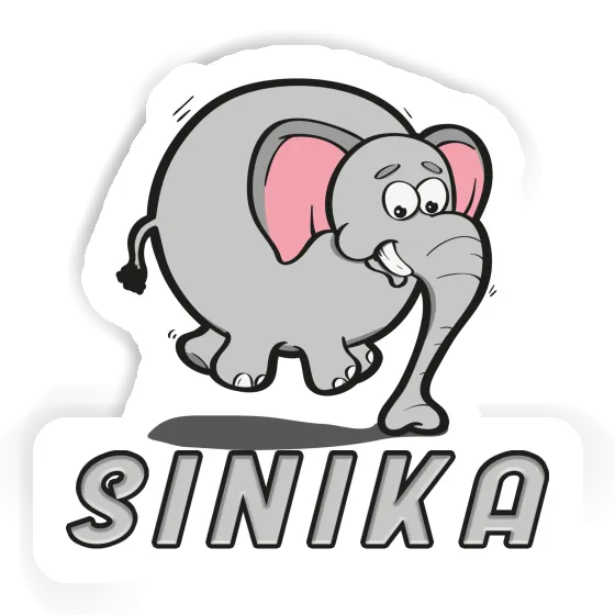 Jumping Elephant Sticker Sinika Gift package Image