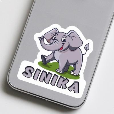 Elephant Sticker Sinika Laptop Image