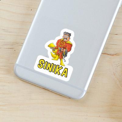 Sinika Sticker Electrician Laptop Image