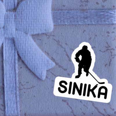 Sinika Sticker Hockey Player Image