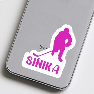 Hockey Player Sticker Sinika Gift package Image