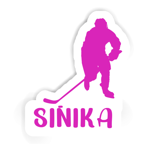 Hockey Player Sticker Sinika Gift package Image