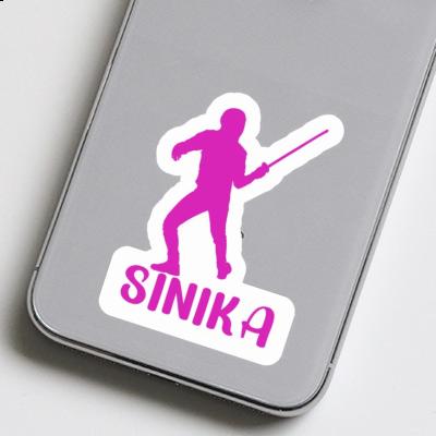 Sinika Sticker Fechter Laptop Image