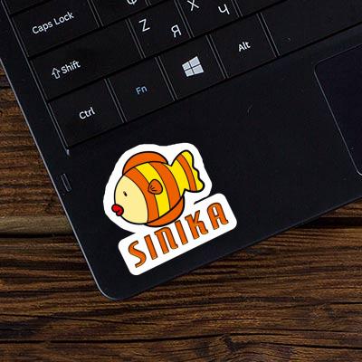 Fish Sticker Sinika Notebook Image