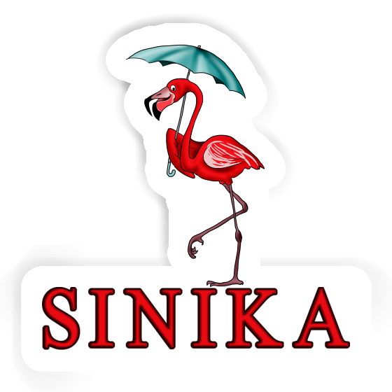 Sinika Sticker Flamingo Notebook Image