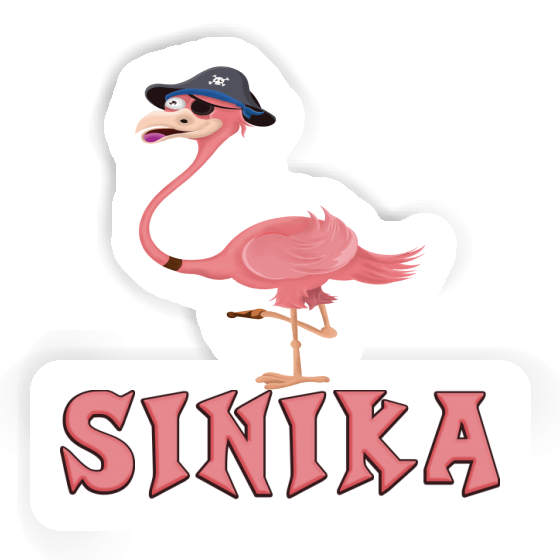 Aufkleber Sinika Flamingo Gift package Image