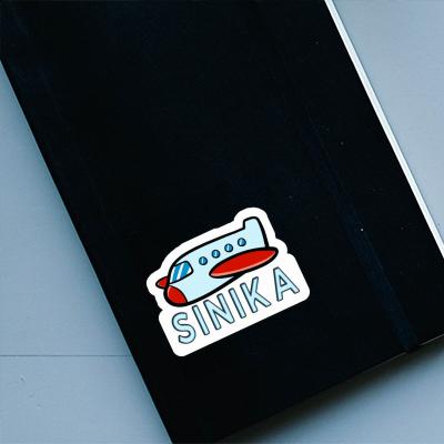 Autocollant Sinika Aéroplane Notebook Image