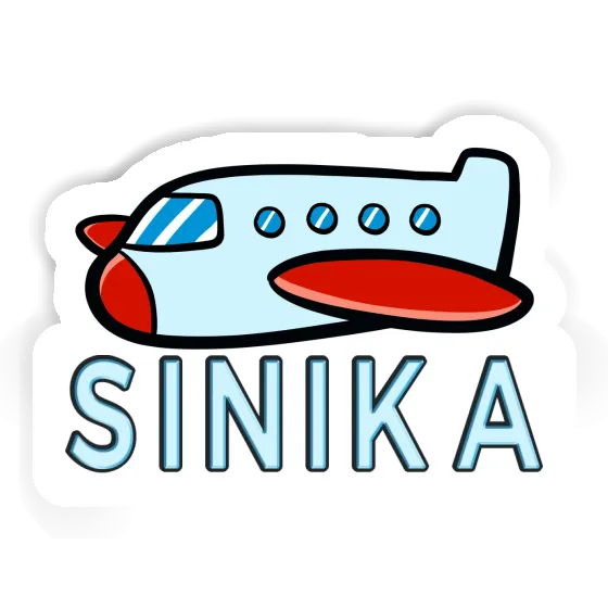 Sinika Sticker Plane Gift package Image