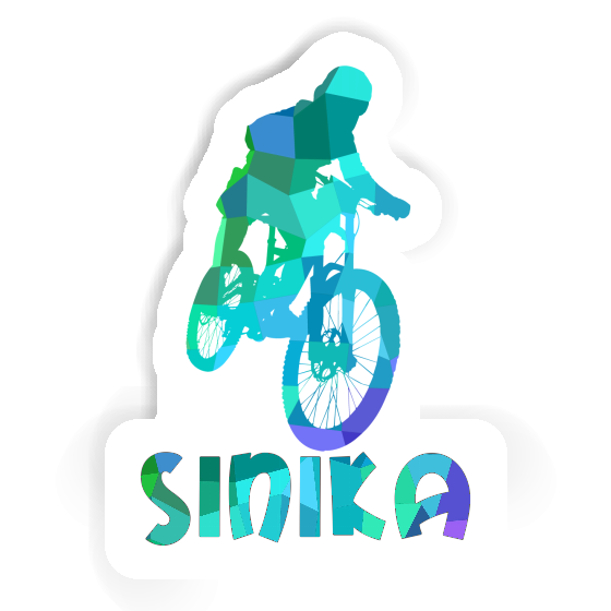 Sticker Freeride Biker Sinika Laptop Image