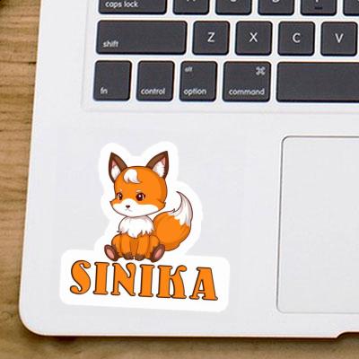 Sitting Fox Sticker Sinika Image