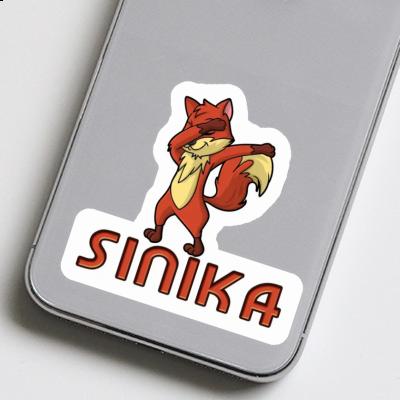 Sticker Sinika Dabbing Fox Laptop Image