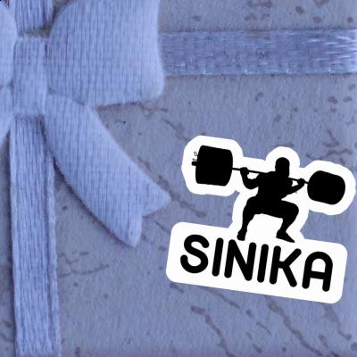 Weightlifter Sticker Sinika Laptop Image