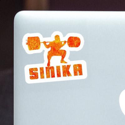 Sinika Sticker Weightlifter Image