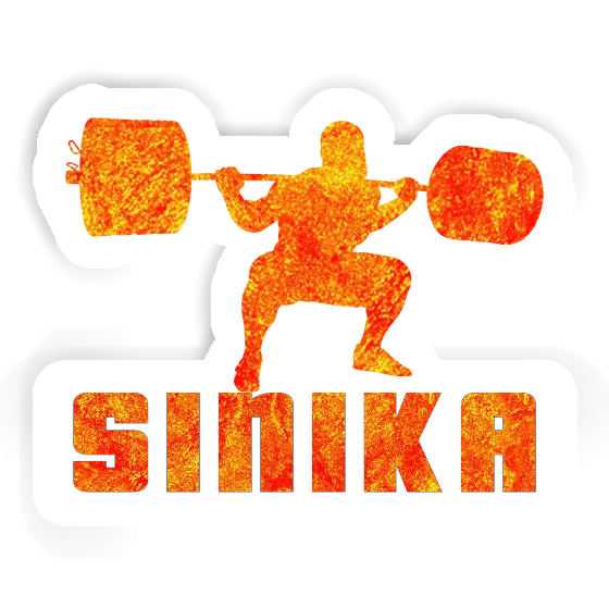 Sinika Sticker Weightlifter Gift package Image