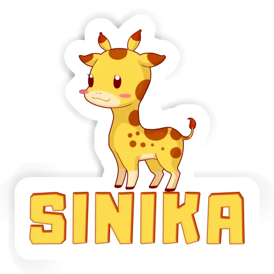 Giraffe Sticker Sinika Notebook Image