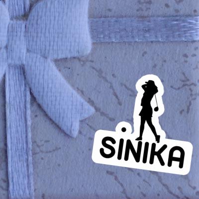 Sinika Sticker Golfer Notebook Image