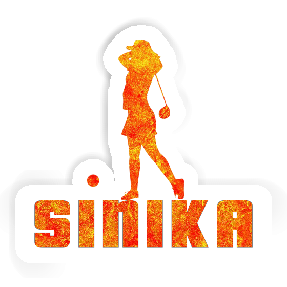 Sticker Golfer Sinika Image