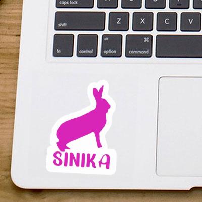 Sinika Aufkleber Hase Laptop Image