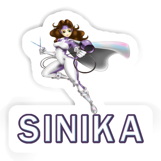 Sticker Hairdresser Sinika Notebook Image