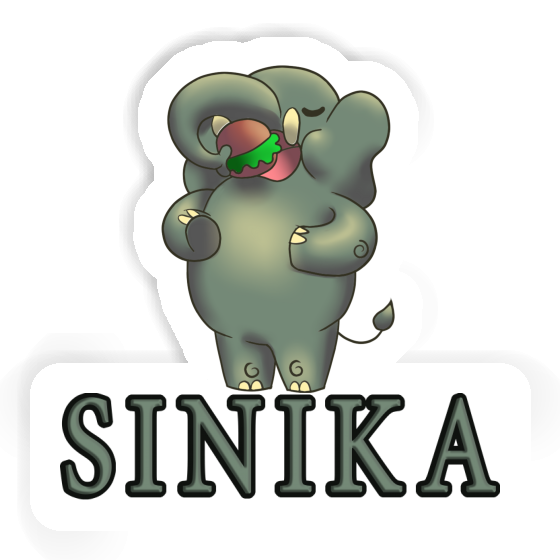 Sticker Sinika Hamburger Laptop Image