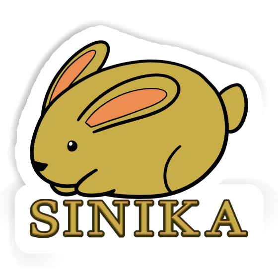 Aufkleber Hase Sinika Image