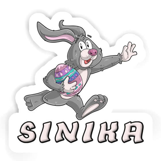 Sticker Rugby rabbit Sinika Image