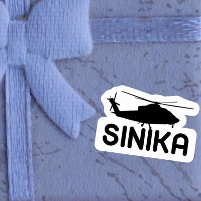 Sticker Helicopter Sinika Notebook Image