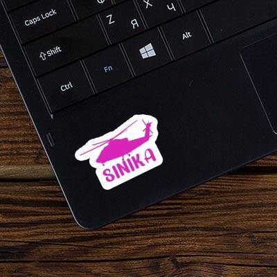 Sticker Sinika Helicopter Laptop Image