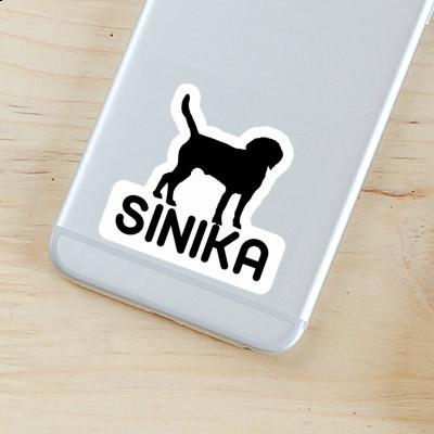 Autocollant Chien Sinika Image