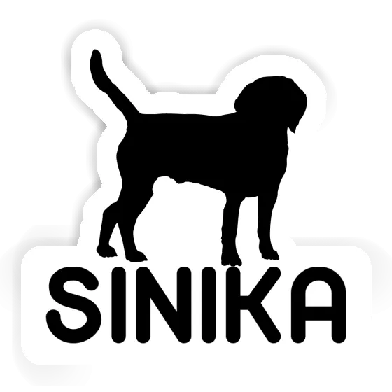 Sinika Aufkleber Hund Notebook Image