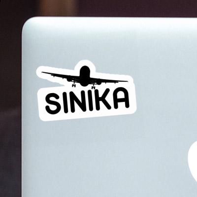 Sinika Autocollant Avion Laptop Image