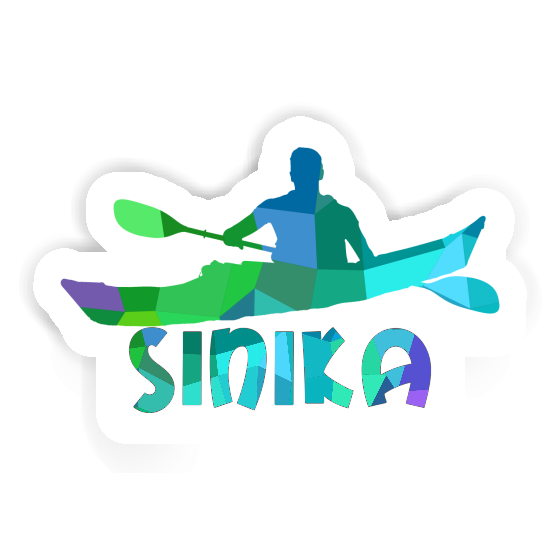 Sticker Sinika Kayaker Notebook Image