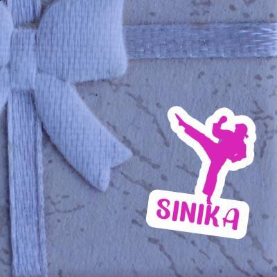 Sticker Karateka Sinika Laptop Image