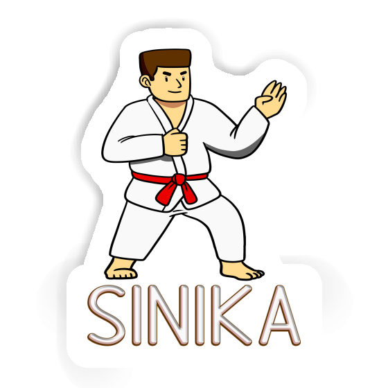 Sticker Karateka Sinika Laptop Image