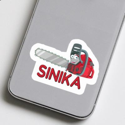 Sinika Aufkleber Kettensäge Image