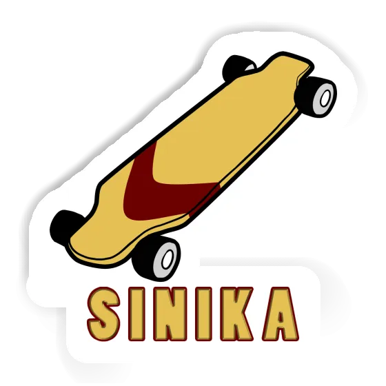 Autocollant Sinika Longboard Notebook Image