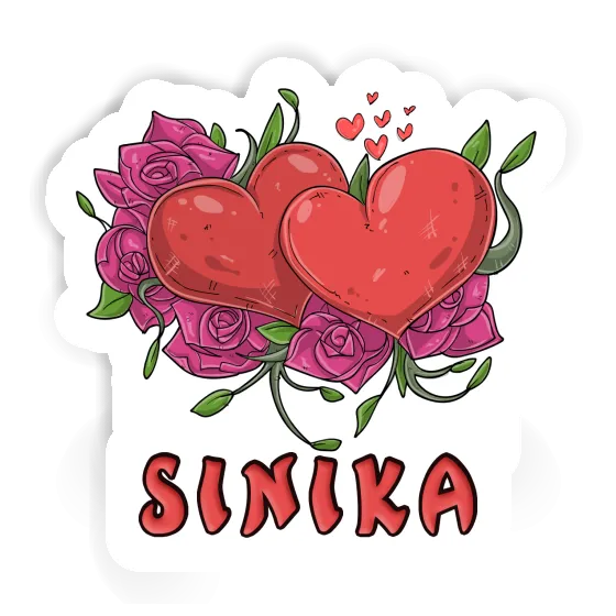 Herz Sticker Sinika Notebook Image