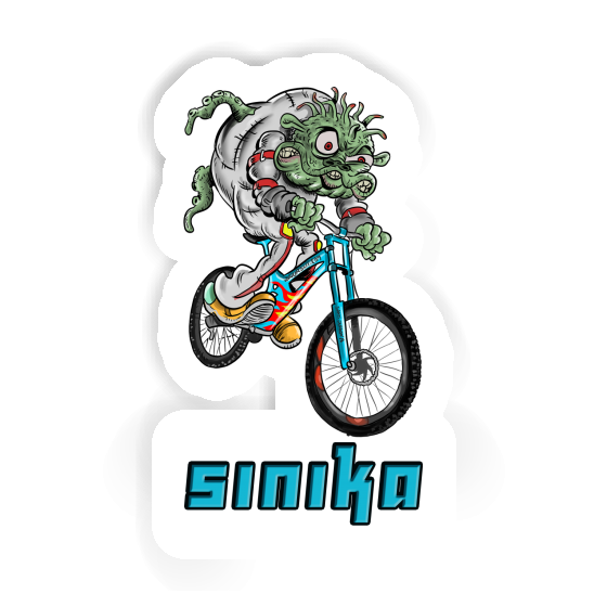 Sticker Sinika Downhill Biker Laptop Image