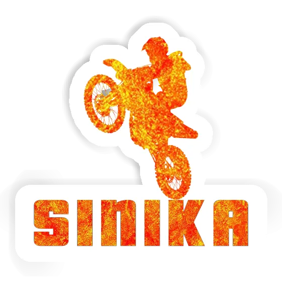 Sticker Motocross Rider Sinika Image